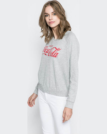 Bluza Only coca cola gri deschis