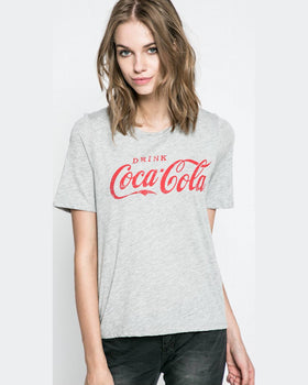 Top Only coca cola gri deschis