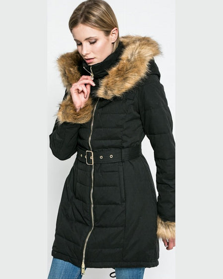 Parka Guess hanorac negru