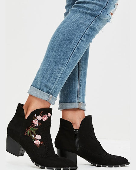 Botine Missguided negru