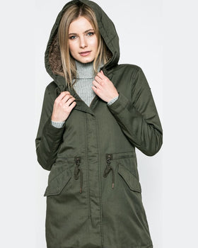 Parka Only hanorac favourite verde