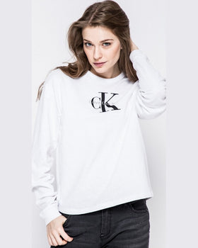 Bluza Calvin Klein alb