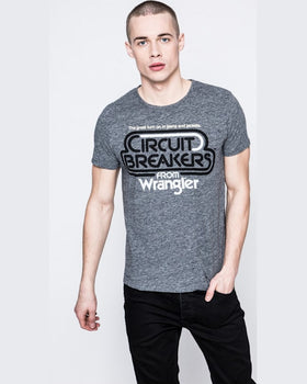 Tricou Wrangler gri deschis