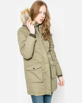 Geaca Tommy Hilfiger de puf militar