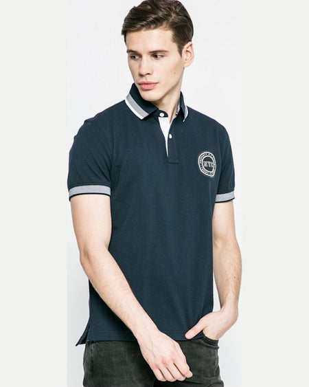 Tricou Tommy Hilfiger polo bleumarin