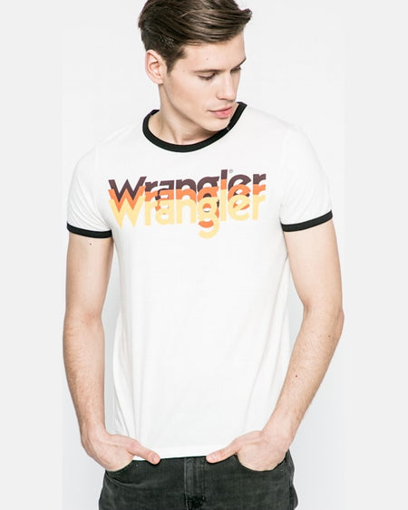 Tricou Wrangler alb