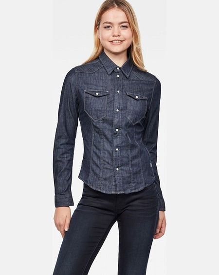 Camasa G-Star Raw bleumarin