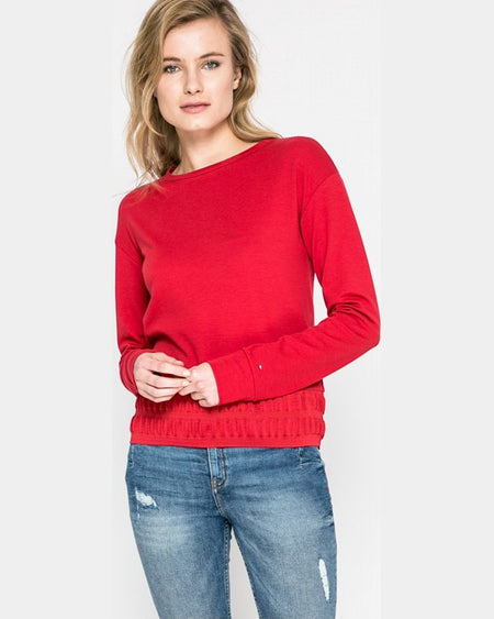 Bluza Tommy Hilfiger roșu