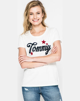 Top Tommy Hilfiger nala alb