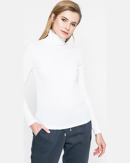 Bluza Calvin Klein pulover alb