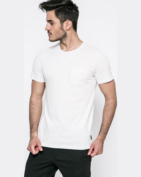 Tricou Jack and Jones bunker alb