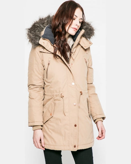 Parka Calvin Klein hanorac bej