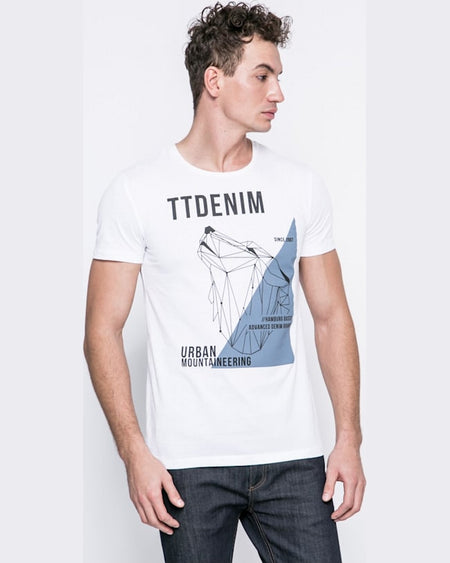 Tricou Tom Tailor alb