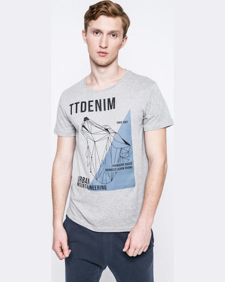 Tricou Tom Tailor gri