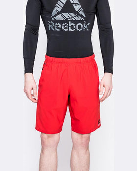 Pantaloni Reebok scurti roșu