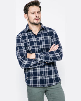 Camasa Jack and Jones larson bleumarin