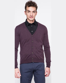 Pulover Trussardi cardigan violet