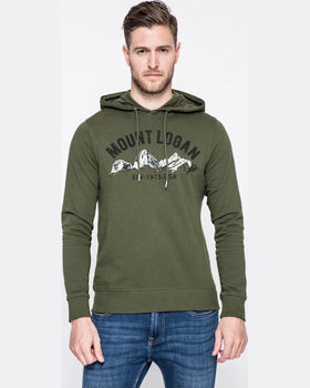 Bluza Jack and Jones verde închis