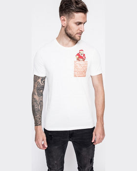 Tricou Jack and Jones crem