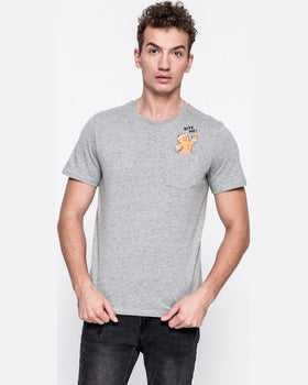 Tricou Jack and Jones new chimney gri deschis