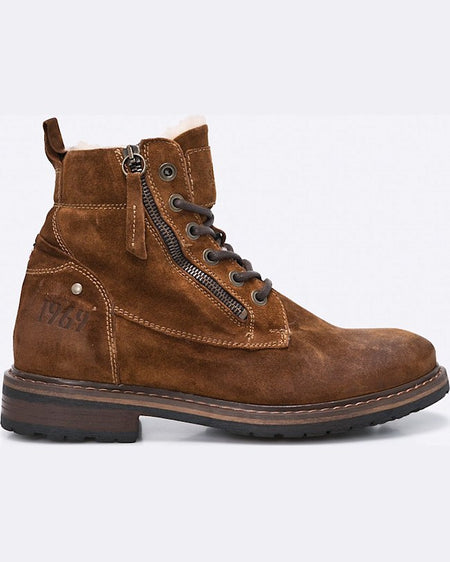 Pantofi Oliver s. oliver inalti maro