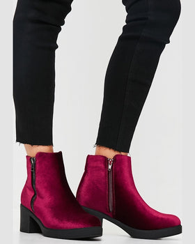 Botine Missguided castaniu