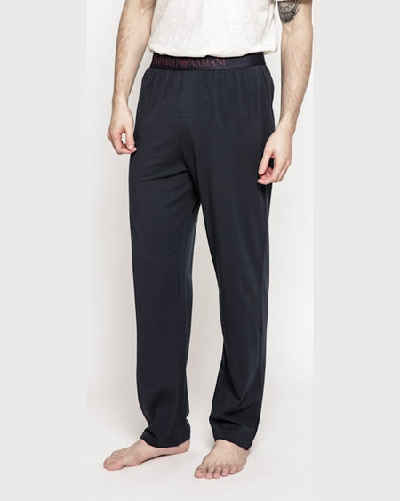 Pantaloni Emporio Armani bleumarin