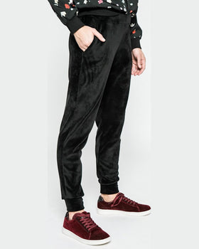 Pantaloni Answear blossom mood negru