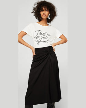 Top Mango script negru