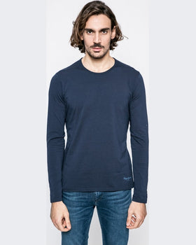 Longsleeve Pepe Jeans original basic bleumarin