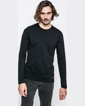 Longsleeve Pepe Jeans original basic negru