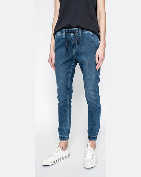 Pantaloni Pepe Jeans cosie albastru