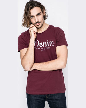 Tricou Tom Tailor castaniu