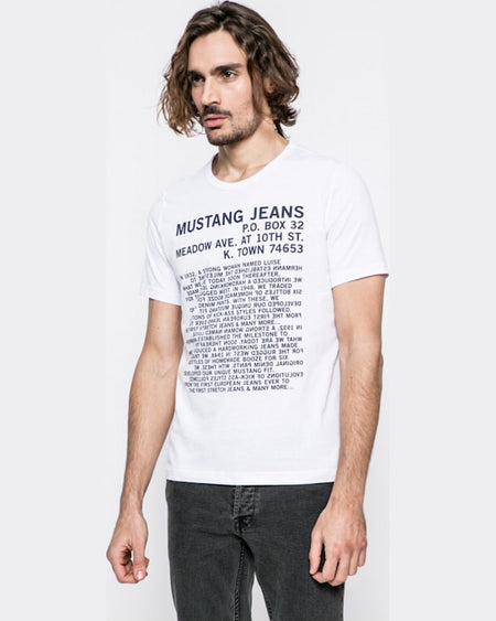 Tricou Mustang alb