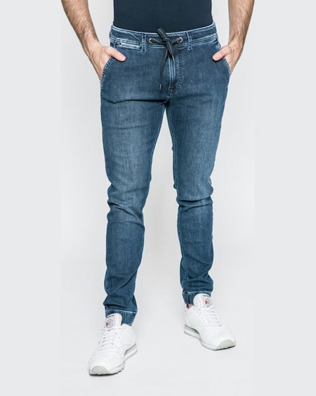 Jeansi Pepe Jeans slack albastru