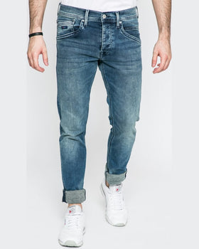 Jeansi Pepe Jeans track albastru