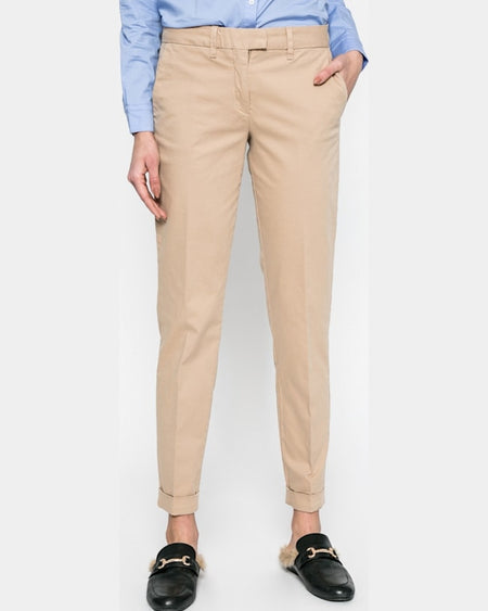 Pantaloni Tommy Hilfiger marin bej