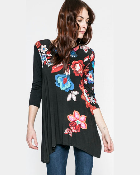 Bluza Desigual manga negru