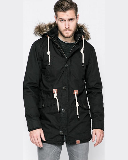 Parka Review hanorac negru