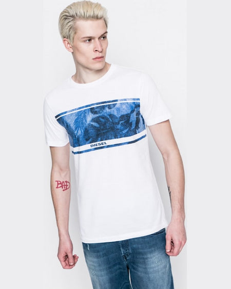 Tricou Diesel alb