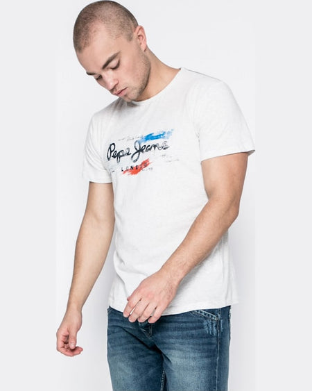 Tricou Pepe Jeans gri deschis