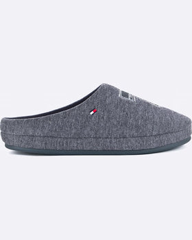 Papuci gri Tommy Hilfiger