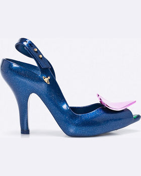Sandale Melissa azul glitt anglomania by vivienne westwood albastru