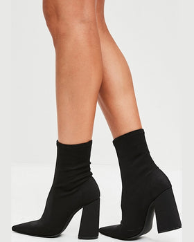 Botine Missguided negru