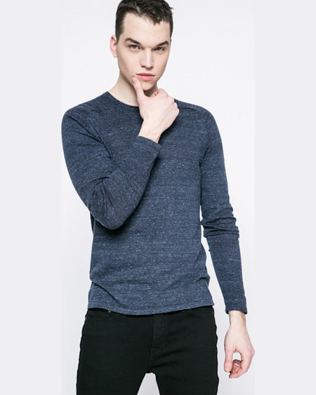 Longsleeve Jack and Jones bleumarin