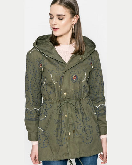 Parka Desigual hanorac militar