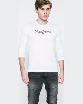 Longsleeve Pepe Jeans eggo alb