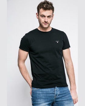 Tricou Gant Negru Clasic