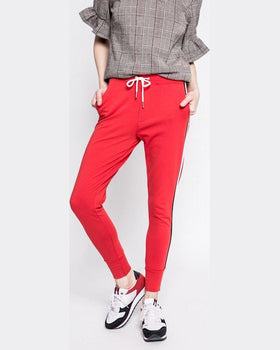Pantaloni Answear sporty fusion roșu