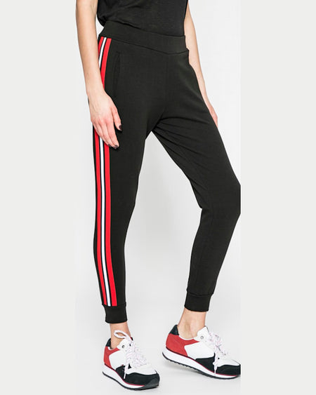 Pantaloni Answear sporty fusion negru